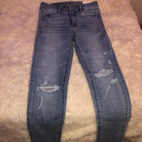American eagle size 4 women’s stretch  jeans - Picture 1 of 4